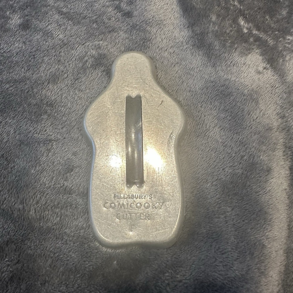 Vintage Pillsbury Comicooky Cutter F Tin Cookie Cutter with Handles